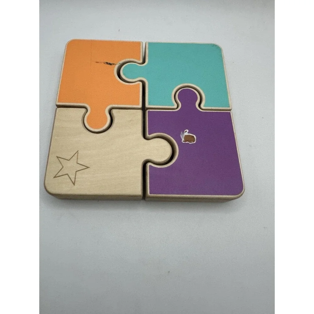 Lovevery‎ Chunky Wooden Jigsaw Puzzle Development Toy Babies Toddlers Montessori